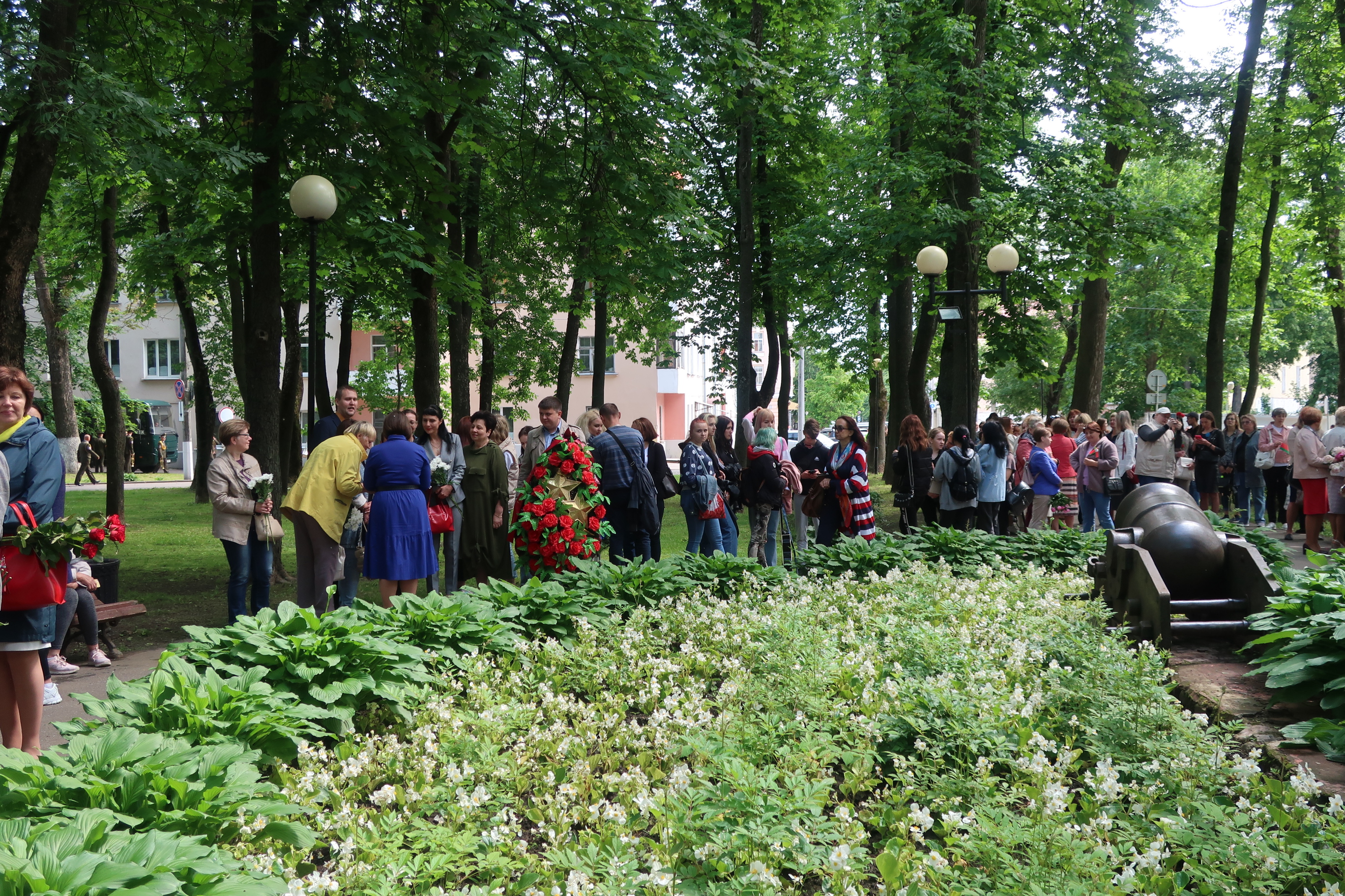Торжественное мероприятие посвященное Дню всенародной памяти жертв Великой Отечественной войны и геноцида белорусского народа 