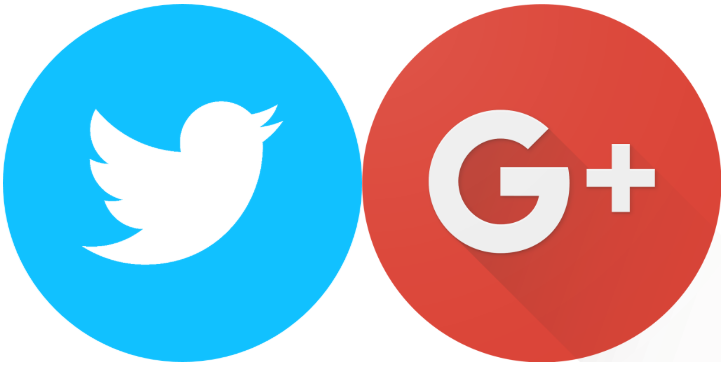 Twitter и Google+